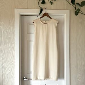 Vintage cream slip dress